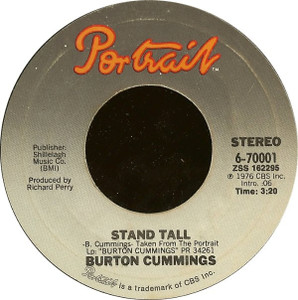 Burton Cummings - Burch Magic * Used 7" Vinyl
