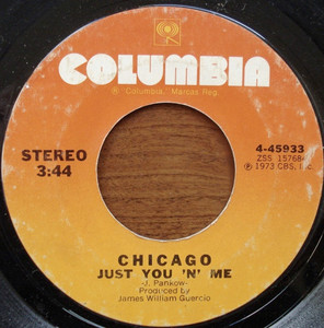 Chicago - Just You N Me * Used 7" Vinyl