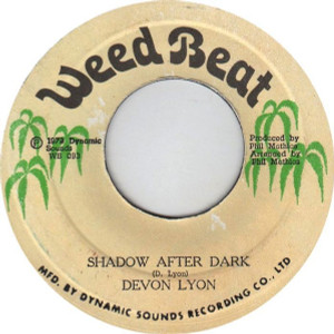 Devon Lyon - Shadow After Dark - Saxs In Dub * New 7" Vinyl