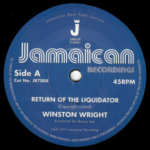 Winston Wright - Return Of The Liquidator * New 7" Vinyl