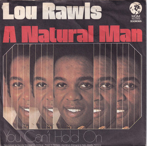 Lou Rawls - A Natural Man * Used 7" Vinyl