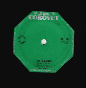 Billy Storm - I´Ve Come Of Age * Used 7" Vinyl