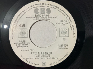 Bang Bang - This Is Love - Dark Intentions * Used 7" Vinyl