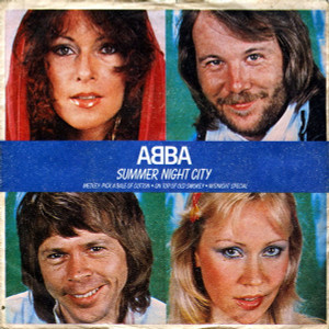 Abba - Summer Night City * Uk Press * Used 7" Vinyl