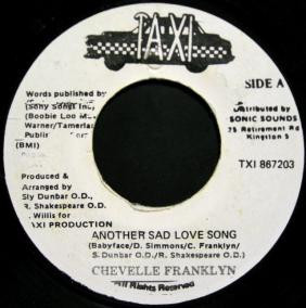 Chevelle Franklyn - Another Sad Love  7" Vinyl