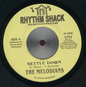 The Melodians ?– Settle Down * New 7" Vinyl