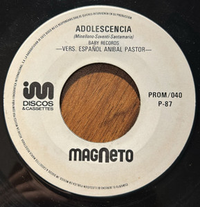 Magneto - Adolescencia * Mexico 1988 * Used 7" Vinyl