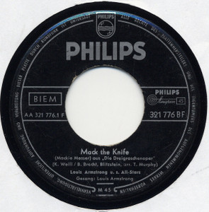 Louis Armstrong - Mack The Knife * Used 7" Vinyl