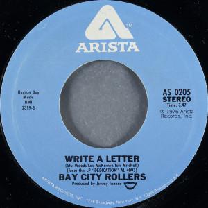 Bay City Rollers - I Only Want To Be With You - Write A Letter * Used 7" Vinyl