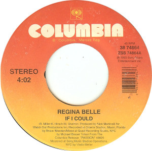 Regina Belle - If I Could * Used 7" Vinyl