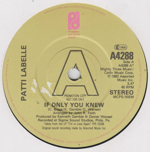 Patti Labelle - If Only You Knew * Used 7" Vinyl