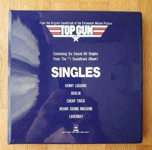 Kenny Loggins - Playing With The Boys * Top Gun Soundtrack with sleeve * Used 7" Vinyl