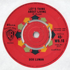 Bob Luman ?– Let'S Think About Living * Used 7" Vinyl