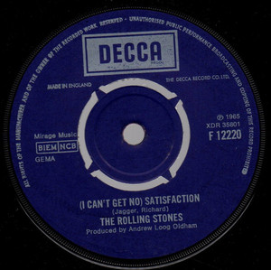 Rolling Stones - (I Can'T Get No) Satisfaction * Used 7" Vinyl