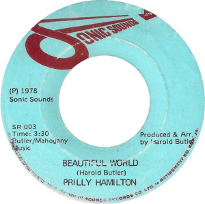 Prilly Hamilton - Beautiful World *Jamaica 1978 * Used 7" Vinyl