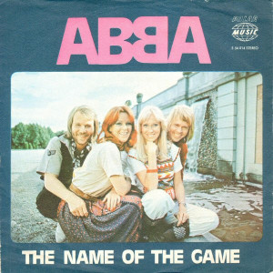 Abba - The Name Of The Game * Uk Press * Used 7" Vinyl