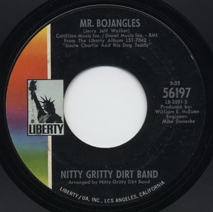 Nitty Gritty Band - Mr Bojangles * Used 7" Vinyl