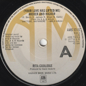 Rita Coolidge * Used 7" Vinyl
