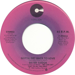 Sister Sledge - Lifetime Lover * Used 7" Vinyl