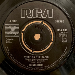 Conductor - Voice On The Radio * Used 7" Vinyl