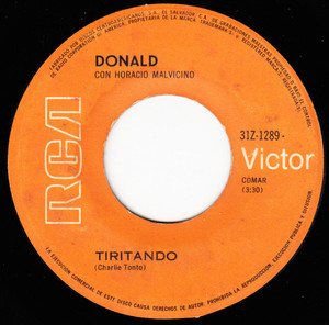 Donald - Tiritando * Used 7" Vinyl