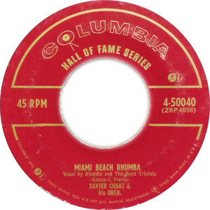 Xavier Cugat And His Orchestra - Miami Beach * Used 7" Vinyl