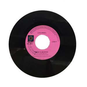 Luis Angel - Pero Tu No Estas - Este Grande Y Loco Amor * Used 7" Vinyl