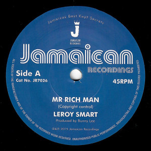 Leroy Smart - Mr Rich Man * Used 7" Vinyl