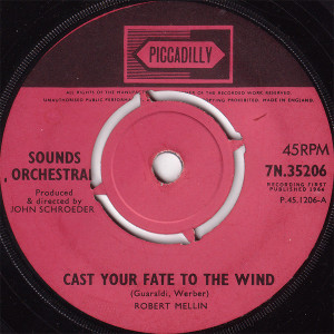 Sounds Orchestral - Cast Your Fate To The Wind Used 7" Vinyl