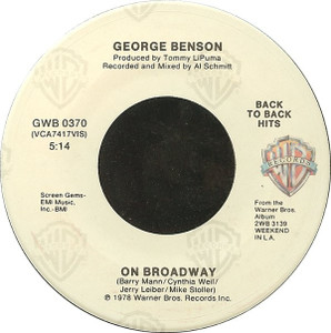 George Benson - On Broadway - Lady Blue * Used 7" Vinyl