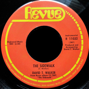 David T Walker - The Sidewalk * Used 7" Vinyl
