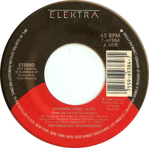 The Fabulous Thunderbirds - Powerful Stuff - Little Richard - Tutti Frutti  7" Vinyl