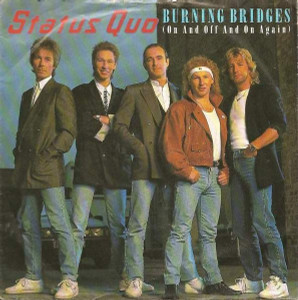 Status Quo - Again & Again * Uk Press * Used 7" Vinyl