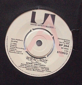 Gerry Rafferty - The Royal Mile * Promo * Used 7" Vinyl