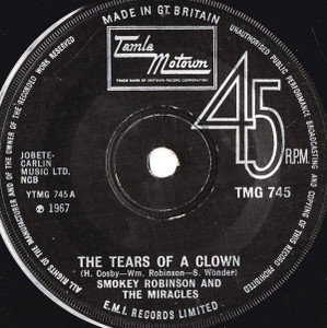 Smokey Robinson - Tears Of A Clown  7" Vinyl