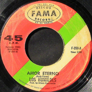 Los Humildes - Amor Eterno * Used 7" Vinyl