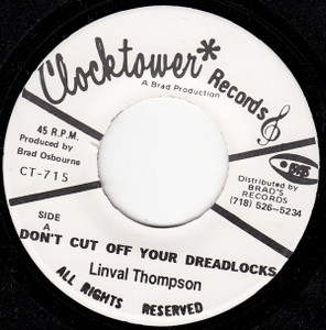 Linval Thompson - Don'T Cut Off Your Dreadlocks * Used 7" Vinyl