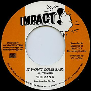 The Man X - It Wont Come Easy * New 7" Vinyl