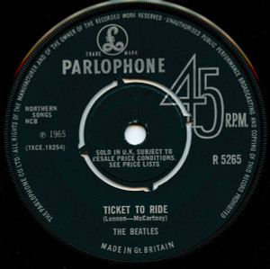 The Beatles - Ticket To Ride * Used 7" Vinyl