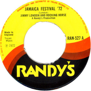 Impact All Stars - Version - Jimmy London And The Rocking Horse - Jamaica Festival 72 * Used 7" Vinyl