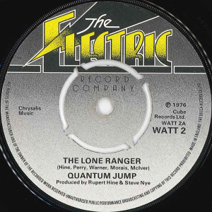 Quantum Jump - The Lone Ranger * Uk Press * Used 7" Vinyl