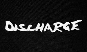 Discharge Classic Logo 5x3" Printed Patch