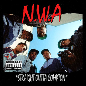 N.W.A. -  Straight Outta Compton 4x4" Color Patch