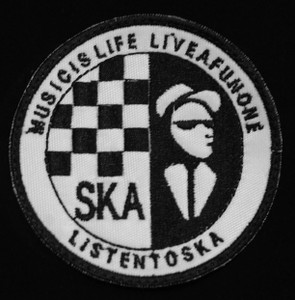 Ska - Listen to..  3" Embroidered Patch