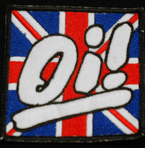 Oi! - British Flag 3" Embroidered Patch