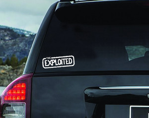 The Exploited 7.5x4" Vinyl Cut Sticker