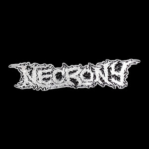 Necrony - logo 2.5x0.5" Metal Badge Pin