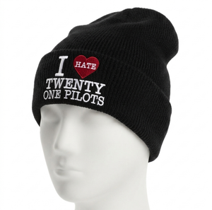 Twenty One Pilots - I Hate Embroidered Beanie