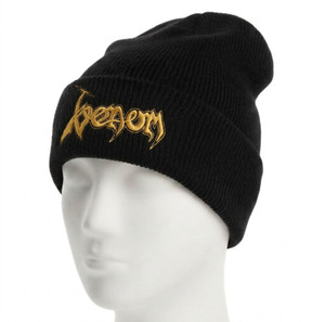 Venom Gold Logo Embroidered Beanie