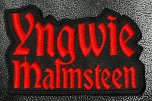 Yngwie - Red Logo 3.5x2" Embroidered Patch